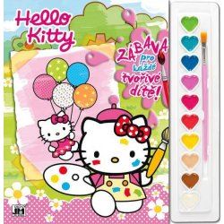 Omalovánky set s barvami A4 Hello Kitty