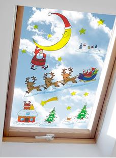 Obrázek Dekorace na okno Vánoce vzor 2