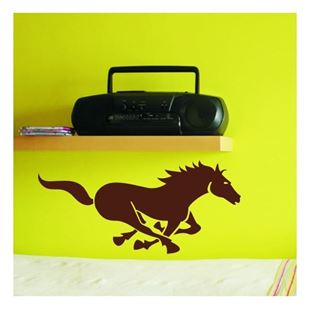 Obrázek Textilní dekorace na stěnu - kůň 