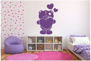 Obrázek Textilní dekorace na stěnu - medvídek