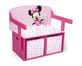Obrázek z Dětská lavice s úložným prostorem Myška Minnie Minni 