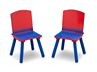 Obrázek z Dětský stůl s židlemi modro-červený