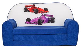 Obrázek z Rozkládací dětská mini pohovka Formule 2