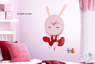 Obrázek Dětské hodiny Roztomilý králíček