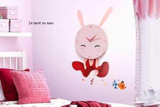 Obrázek z Dětské hodiny Roztomilý králíček