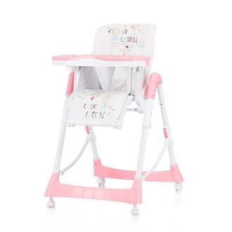 Obrázek z Dětská jídelní židlička Comfort Plus - Růžová