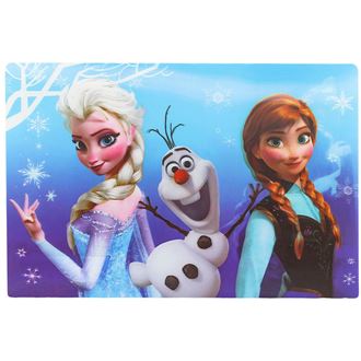 Obrázek z Podložka Ledové království 3D - Anna, Elsa a Olaf