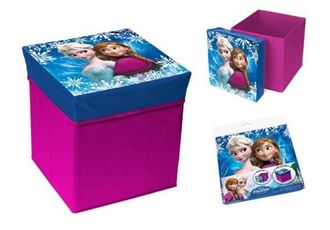 Obrázek z Skládací úložný box - sedátko 2v1 Frozen