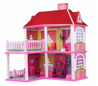 Obrázek z Velký domeček pro panenky s terasou