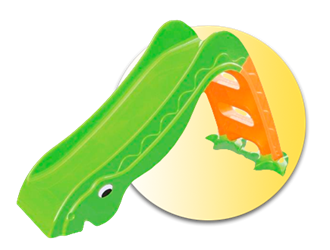 Obrázek z Dětská skluzavka dinosaurus