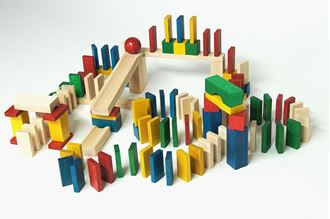Obrázek z Dřevěné domino 430ks