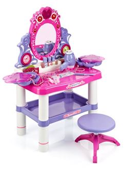 Obrázek z Dětský toaletní stolek s otočným zrcadlem