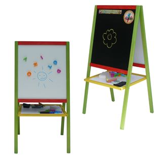 Obrázek Dětská magnetická tabule 2v1 barevná - výška 88 cm