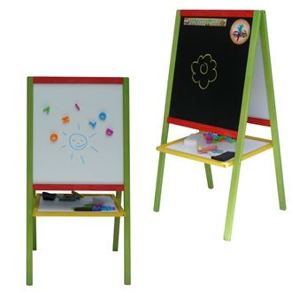 Obrázek z Dětská magnetická tabule 2v1 barevná - výška 88 cm