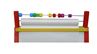 Obrázek z Dětská magnetická tabule 4v1 barevná - výška 98 cm 