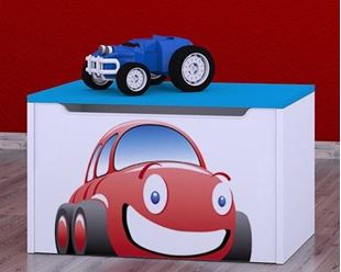 Obrázek Dětská komoda na hračky - auto