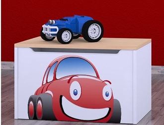 Obrázek z Dětská komoda na hračky - auto olše