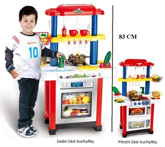 Obrázek z Dětská oboustranná kuchyňka - červená