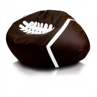 Obrázek z Sedací vak Rugby míč - Eko kůže