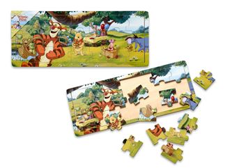 Obrázek z Dřevěné puzzle - Medvídek Pú 21 dílků