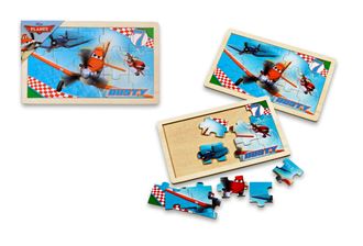 Obrázek z Dřevěné puzzle - Letadla 15 dílků