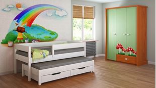 Obrázek Dětská postel s přistýlkou - Junior - 140x70cm
