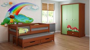 Obrázek Dětská postel s přistýlkou - Junior - 180x90cm