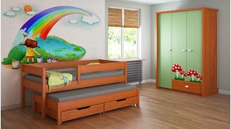Obrázek z Dětská postel s přistýlkou - Junior - 180x80cm