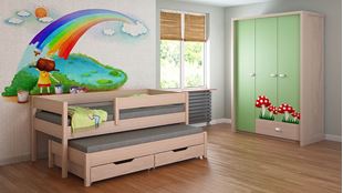 Obrázek Dětská postel s přistýlkou - Junior - 160x80cm