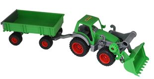 Obrázek Wader Traktor s lžící a vlečkou