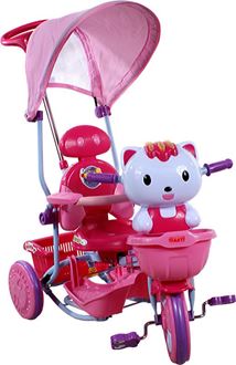 Obrázek z Dětská tříkolka s vodící tyčí Arti - Kočička
