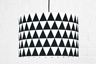 Obrázek z Textilní závěsná lampa Triangle - černá