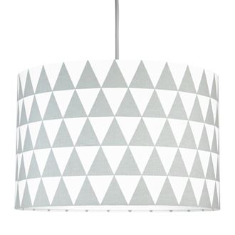 Obrázek z Textilní závěsná lampa Triangle - šedá