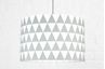 Obrázek z Textilní závěsná lampa Triangle - šedá