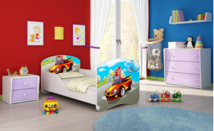 Obrázek Dětská postel - Závodní auto