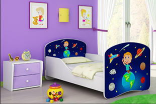 Obrázek Dětská postel - Vesmír