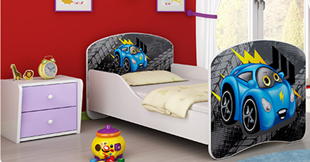 Obrázek Dětská postel - Blue car