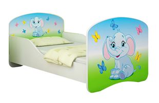 Obrázek Dětská postel - Barevný sloník