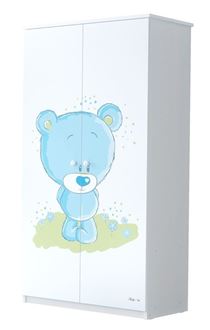 Obrázek z Šatní skříň Modrý medvídek