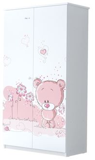 Obrázek z Šatní skříň Růžový medvídek
