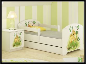 Obrázek z Dětská postel Oskar  Bambi 140x70 cm - Norská borovice