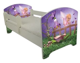 Obrázek z Dětská postel Oskar Zvonková víla 140x70 cm - Norská borovice