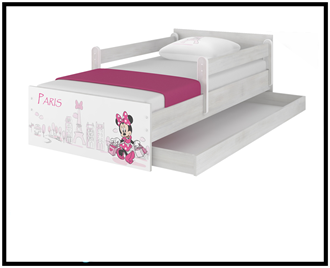 Obrázek z Disney dětská postel Minnie Paříž 160x80 cm