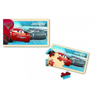 Obrázek z Dřevěné puzzle - Cars 15 dílků