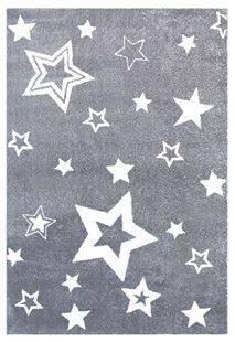 Obrázek Dětský koberec STARLIGHT šedá/bílá 100x160 cm