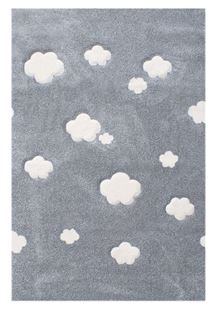 Obrázek Dětský koberec Mráčky stříbrno-šedý 120x180cm
