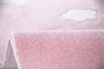 Obrázek z Dětský koberec Mráčky růžovo-bílý 120x180 cm