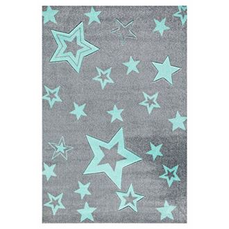 Obrázek z Dětský koberec STARLIGHT grau/mint 100x160 cm