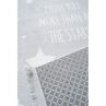 Obrázek z Dětský koberec LOVE YOU STARS stříbrná-šedá/bílá 100x160 cm