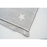 Obrázek z Dětský koberec LOVE YOU STARS stříbrná-šedá/bílá 100x160 cm